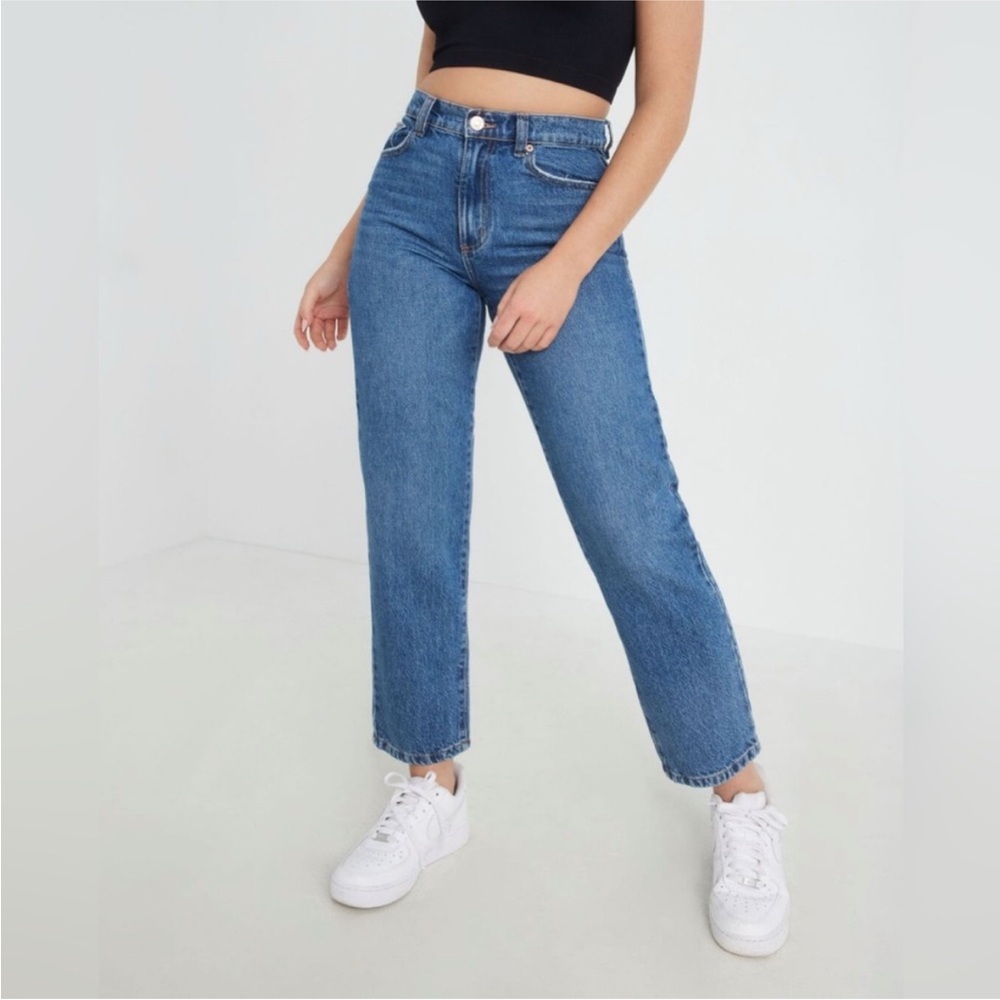 Garage Blue Straight Leg Women's Jeans